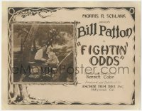2j1312 FIGHTIN' ODDS TC 1925 great romantic portrait of Bill Patton & pretty Dorris Dare, rare!
