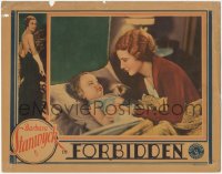 2j1426 FORBIDDEN LC 1932 Barbara Stanwyck is nanny to her own baby, Frank Capra, ultra rare!