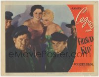 2j1429 FRISCO KID LC R1944 tough sailor James Cagney in front of waterfront floozies!