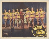 2j1460 LADIES OF THE CHORUS LC #3 1948 sexy young Marilyn Monroe on stage with girls, ultra rare!
