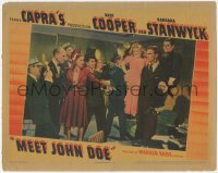 2j1478 MEET JOHN DOE LC 1941 Gary Cooper carrying little people, Barbara Stanwyck, Frank Capra!