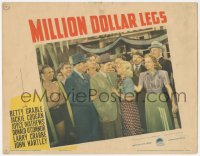 2j1480 MILLION DOLLAR LEGS LC 1939 Betty Grable, Jackie Coogan, Buster Crabbe & Peter Lind Hayes!
