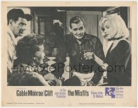 2j1484 MISFITS LC #4 1961 Clark Gable, sexy Marilyn Monroe, Thelma Ritter, Eli Wallach, John Huston