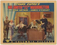 2j1489 MR. SMITH GOES TO WASHINGTON LC 1939 Frank Capra, Jean Arthur w/James Stewart in his office!