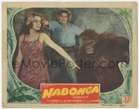 2j1497 NABONGA LC 1944 great c/u of Julie London ordering ape to stay away from Buster Crabbe!