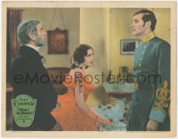 2j1509 ONLY THE BRAVE LC 1930 Mary Brian between spy Gary Cooper & her father James Neill, rare!