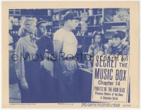 2j1521 PIRATES OF THE HIGH SEAS chapter 14 LC 1950 Buster Crabbe, Lois Hall, Secret of the Music Box!