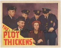 2j1522 PLOT THICKENS LC 1936 detective Zasu Pitts as Hildgarde Withers & inspector James Gleason!