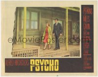 2j1529 PSYCHO LC #8 1960 Alfred Hitchcock classic, Vera Miles & John Gavin search the Bates Motel!