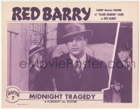 2j1534 RED BARRY chapter 7 LC R1948 Asian man about to ambush Buster Crabbe, Midnight Tragedy!