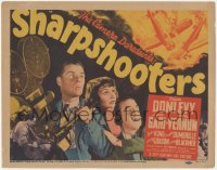 2j1355 SHARPSHOOTERS TC 1938 newsreel cameraman Brian Donlevy, Lynn Bari, Wally Vernon, cool art!