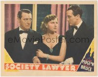 2j1555 SOCIETY LAWYER LC 1939 Frances Mercer between Eduardo Ciannelli & Lee Bowman, very rare!