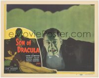 2j1561 SON OF DRACULA LC R1948 great super c/u of vampire Lon Chaney Jr. with mouth wide open!