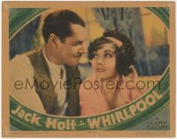 2j1591 WHIRLPOOL LC 1934 great romantic close up of Jack Holt & pretty Lila Lee, ultra rare!