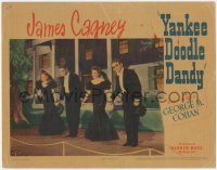 2j1596 YANKEE DOODLE DANDY LC 1942 James Cagney with the other Cohans thanking the audience!