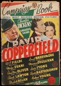 2j0679 DAVID COPPERFIELD pressbook 1935 W.C. Fields as Micawber in Charles Dickens' classic story!