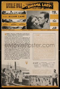 2j0748 PANAMA LADY pressbook 1939 Lucille Ball, Rocky Lane, Steffi Duna, oil drilling, ultra rare!