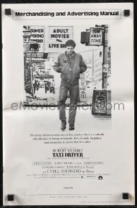 2j0855 TAXI DRIVER pressbook 1976 Robert De Niro, Martin Scorsese & Paul Schrader classic!