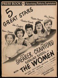 2j0808 WOMEN pressbook R1947 Norma Shearer, Joan Crawford, Rosalind Russell, ultra rare!