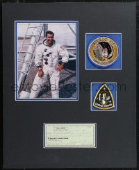 2j0016 RICHARD F. GORDON JR. canceled check in 16x20 display 1992 NASA astronaut, ready to frame!