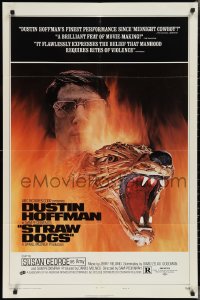 2j1248 STRAW DOGS style D 1sh 1972 Peckinpah, Hoffman, you're only getting five minutes!