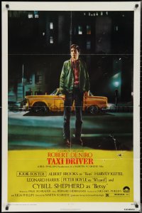 2j1255 TAXI DRIVER 1sh 1976 classic Peellaert art of Robert De Niro, directed by Martin Scorsese!