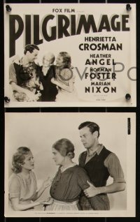 2j1869 PILGRIMAGE 8 8x10 stills 1933 John Ford, Henrietta Crosman, Angel, Foster, Nixon!