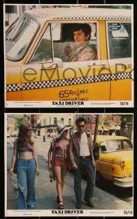 2j1887 TAXI DRIVER 4 8x10 mini LCs 1976 great images of Robert De Niro, Scorsese, Shepherd, Foster!