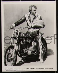2j1883 VIVA KNIEVEL 5 8x10 stills 1977 Lauren Hutton, the greatest daredevil and his motorcycle!