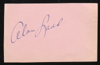 2j0053 ALAN LADD signed 4x6 album page 1940s it could be framed with the included vintage still!