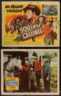 2j1641 SOUTH OF CALIENTE 8 LCs 1951 Roy Rogers w/Dale Evans and Trigger, Smartest Horse in the Movies