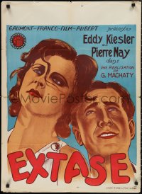 2k0204 ECSTASY pre-war Belgian 1933 sexy Hedy Lamarr billed under her real name Kiesler!