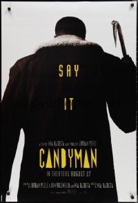 2k0891 CANDYMAN teaser DS 1sh 2021 Jordan Peele, Tony Todd in the title role, dare to say his name!