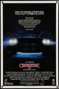 2k0903 CHRISTINE 1sh 1983 written by Stephen King, directed by John Carpenter, killer car!