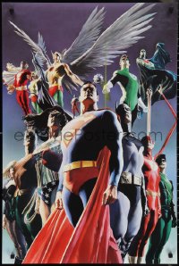2k0124 ALEX ROSS Justice League style 24x36 commercial poster 2000s cool different wacky portraits!