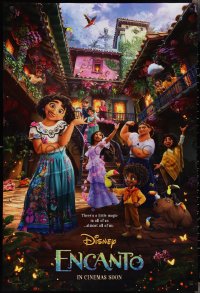 2k0959 ENCANTO int'l advance DS 1sh 2021 Walt Disney CGI animated family fantasy, cast in courtyard!