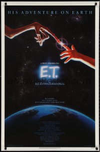 2k0952 E.T. THE EXTRA TERRESTRIAL studio style 1sh 1982 Steven Spielberg classic, John Alvin art!
