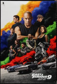 2k0970 F9 int'l teaser DS 1sh 2021 Fast & Furious 9, Charlize Theron, Vin Diesel, cast racing!