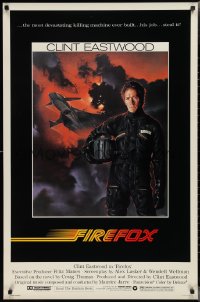 2k0985 FIREFOX 1sh 1982 cool C.D. de Mar art of the flying killing machine & Clint Eastwood!