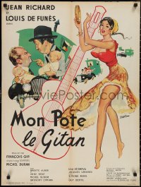 2k0409 MY PAL THE GYPSY French 24x32 1968 Francois Gir's Mon pote le gitan, different art!