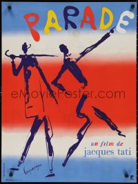 2k0415 PARADE French 23x31 1974 Jacques Tati, cool surreal art by Lagrange & Roger Boumendil!