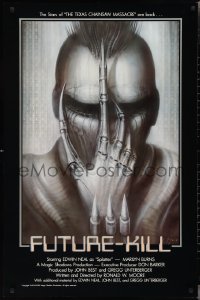 2k1007 FUTURE-KILL 1sh 1984 Edwin Neal, really cool science fiction artwork by H.R. Giger!