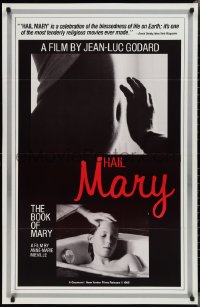 2k1030 HAIL MARY 1sh 1985 Jean-Luc Godard, great image of modern day Virgin Mary!