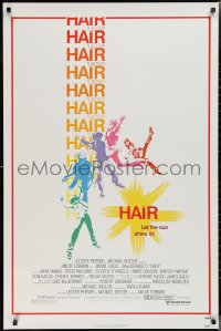 2k1031 HAIR 1sh 1979 Milos Forman musical, Treat Williams, let the sun shine in!