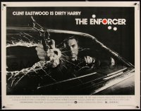 2k0771 ENFORCER 1/2sh 1976 Bill Gold image of Eastwood as Dirty Harry with gun through windshield!