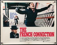 2k0774 FRENCH CONNECTION 1/2sh 1971 Gene Hackman in movie chase climax, directed by William Friedkin
