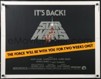 2k0793 STAR WARS 1/2sh R1981 George Lucas, art by Tom Jung, force is with you for two weeks only!