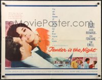 2k0797 TENDER IS THE NIGHT 1/2sh 1961 romantic close up of Jennifer Jones & Jason Robards Jr.!