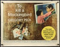 2k0799 TO KILL A MOCKINGBIRD 1/2sh 1963 Gregory Peck classic, from Harper Lee's famous novel!