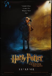 2k1039 HARRY POTTER & THE CHAMBER OF SECRETS teaser DS 1sh 2002 Dobby has come to warn you!